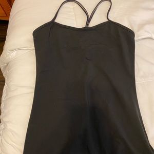 Size 8 Black Power Y Tank